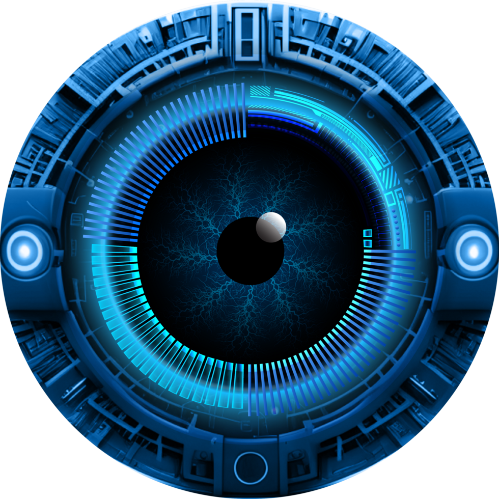 Modern Technology Eye Cybersecurity Crop-out png