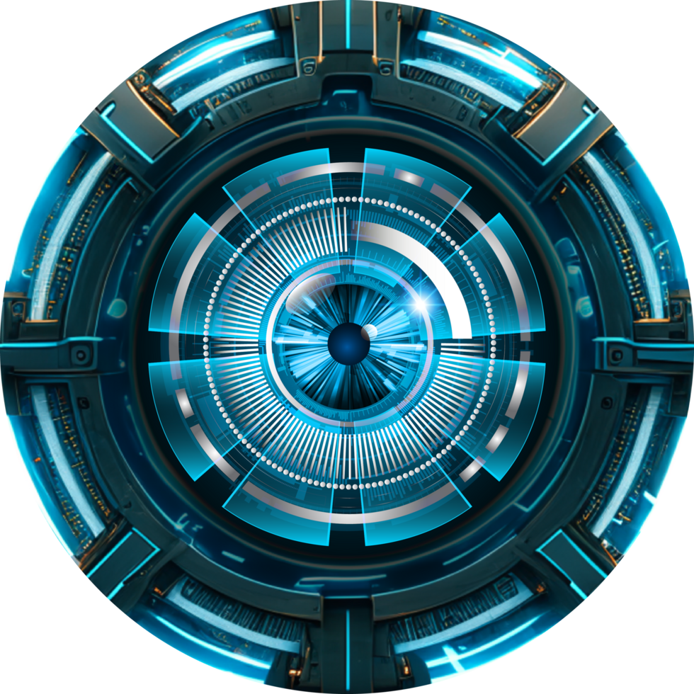 Modern Technology Eye Cybersecurity Crop-out png