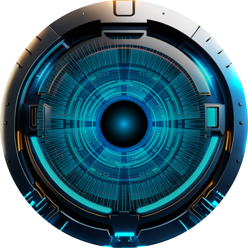 Modern Technology Eye Cybersecurity Crop-out png