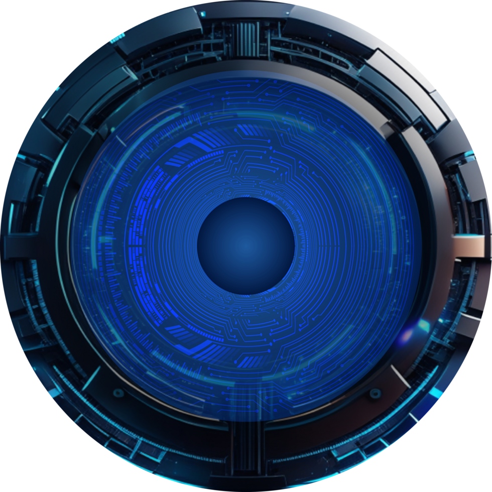 Modern Technology Eye Cybersecurity Crop-out png
