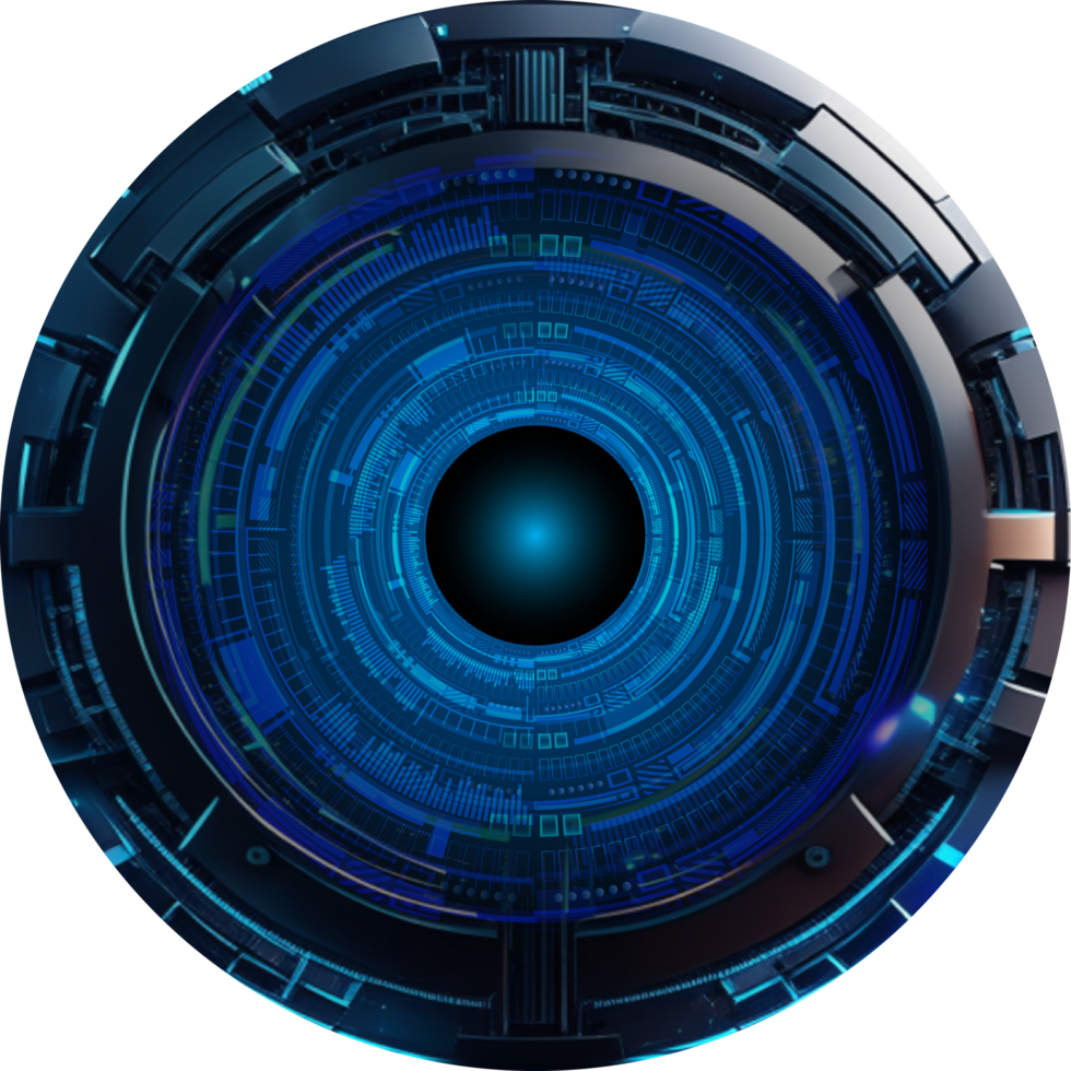 Modern Technology Eye Cybersecurity Crop-out png
