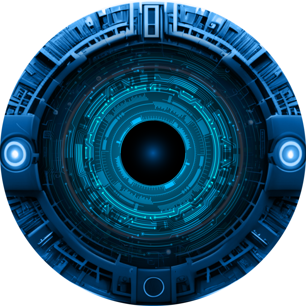 Modern Technology Eye Cybersecurity Crop-out png
