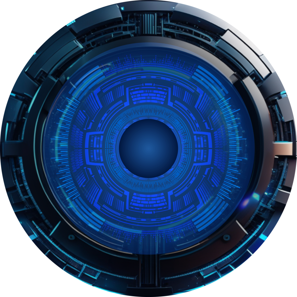 Modern Technology Eye Cybersecurity Crop-out png