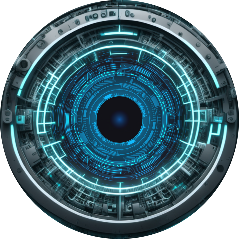 Modern Technology Eye Cybersecurity Crop-out png