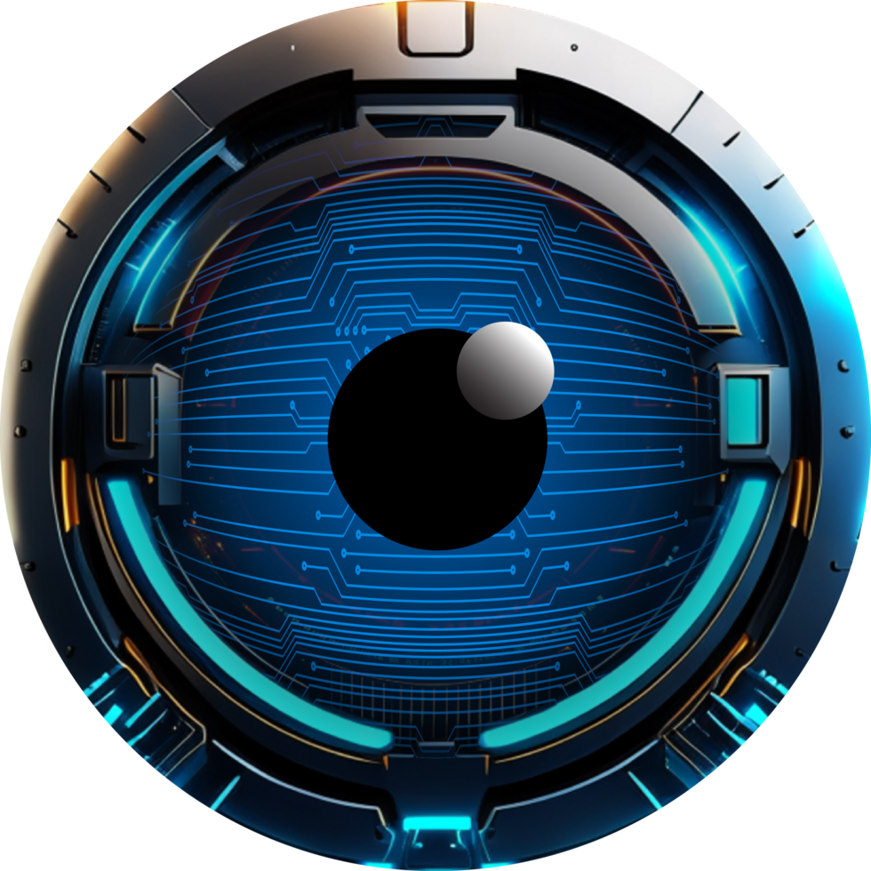 Modern Technology Eye Cybersecurity Crop-out png