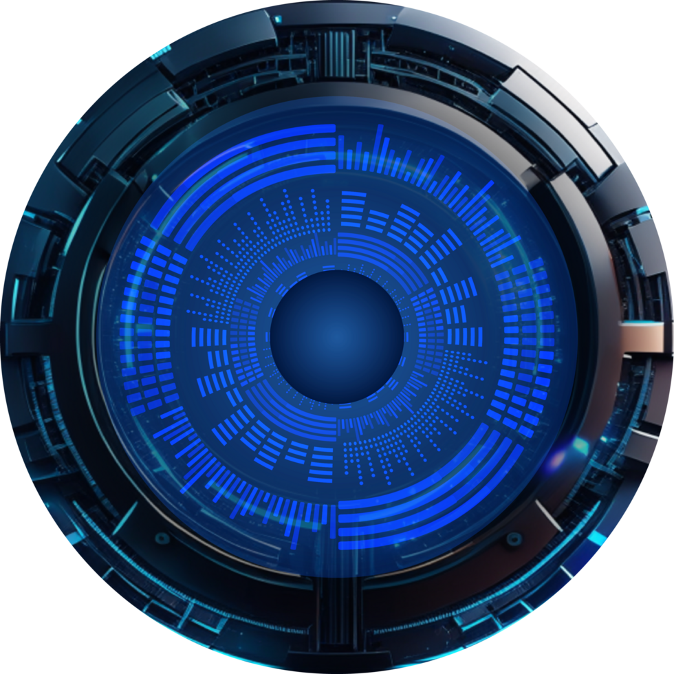 Modern Technology Eye Cybersecurity Crop-out png