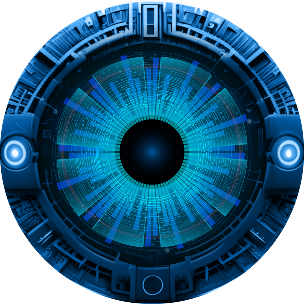 Modern Technology Eye Cybersecurity Crop-out png