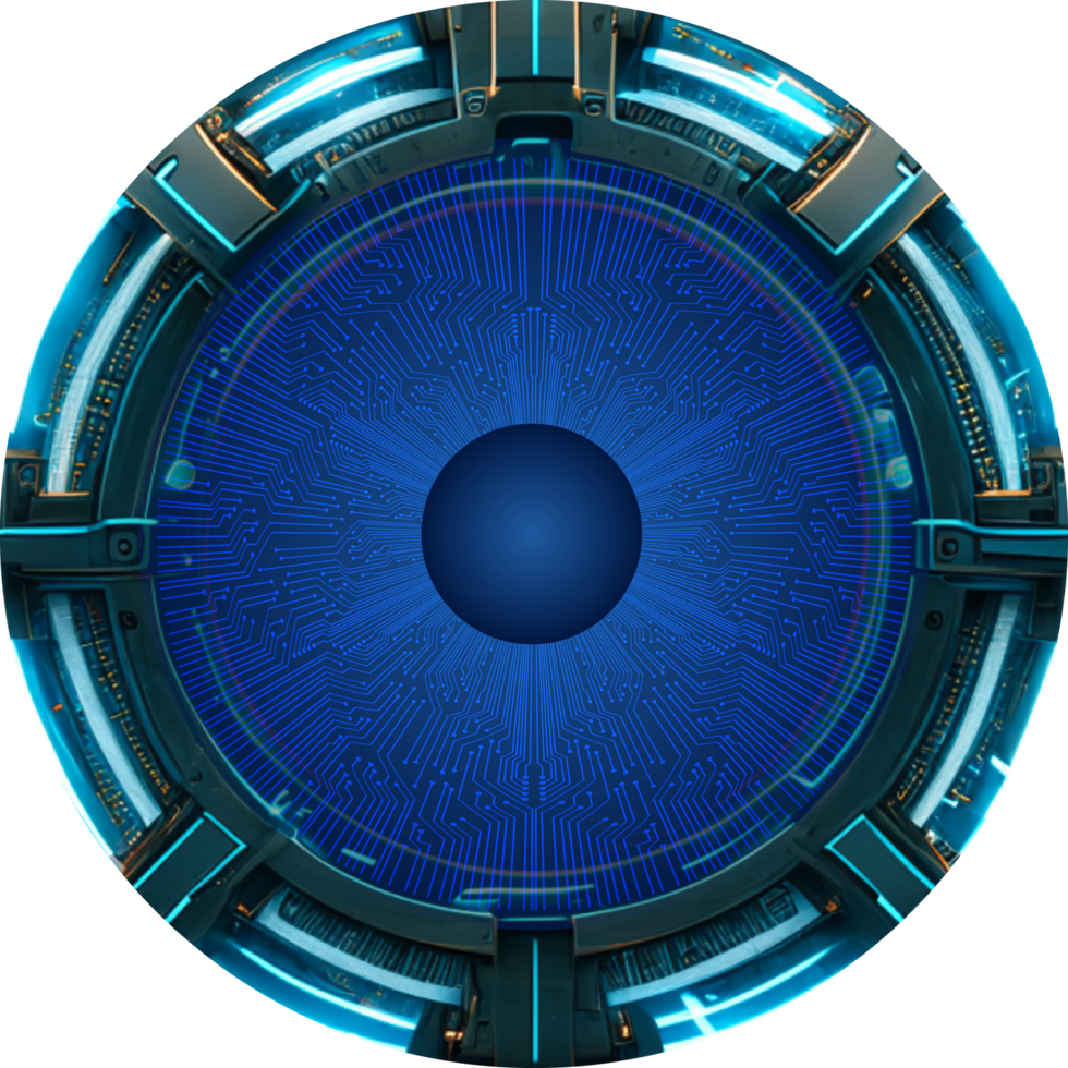 Modern Technology Eye Cybersecurity Crop-out png