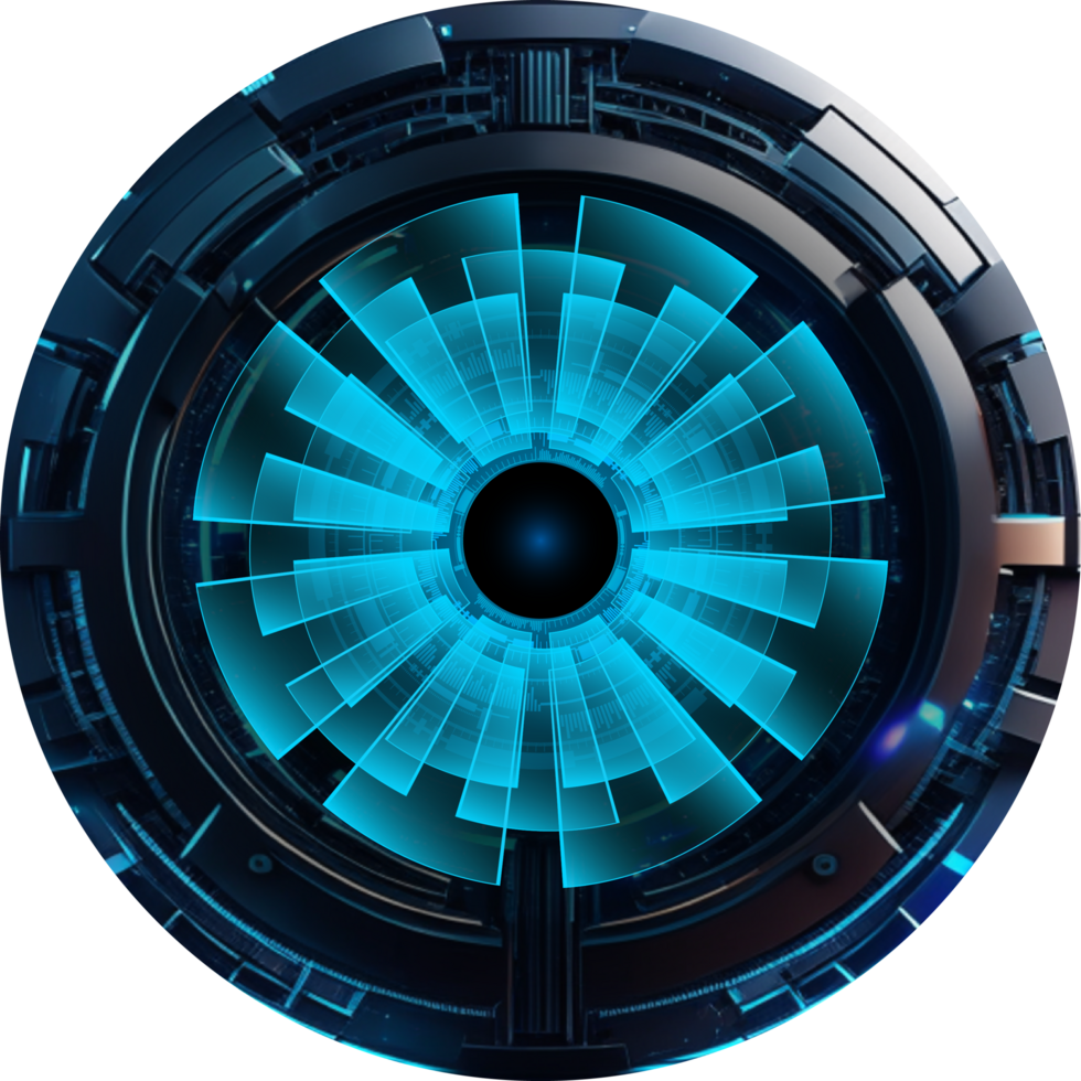 Modern Technology Eye Cybersecurity Crop-out png