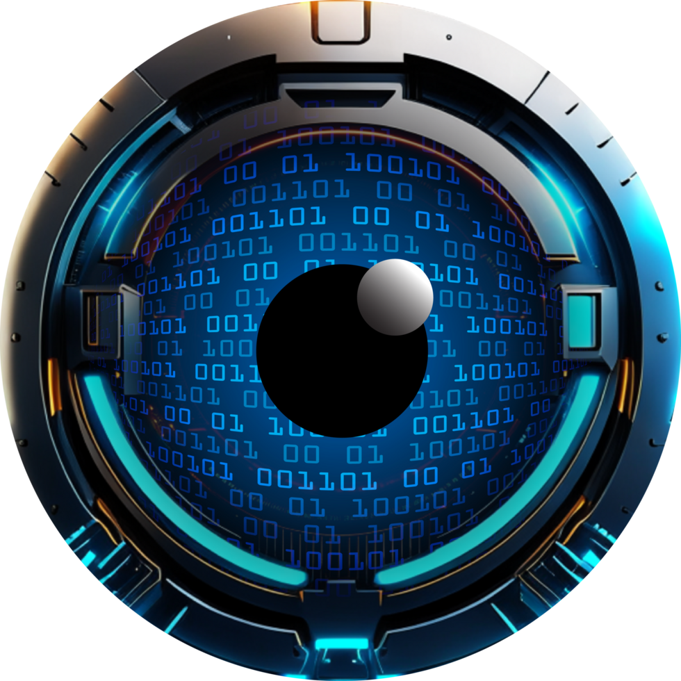 Modern Technology Eye Cybersecurity Crop-out png