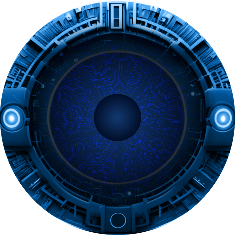 Modern Technology Eye Cybersecurity Crop-out png