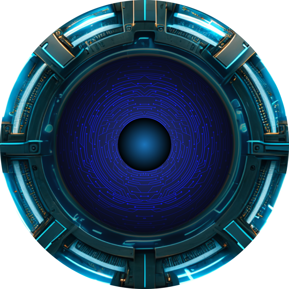 Modern Technology Eye Cybersecurity Crop-out png
