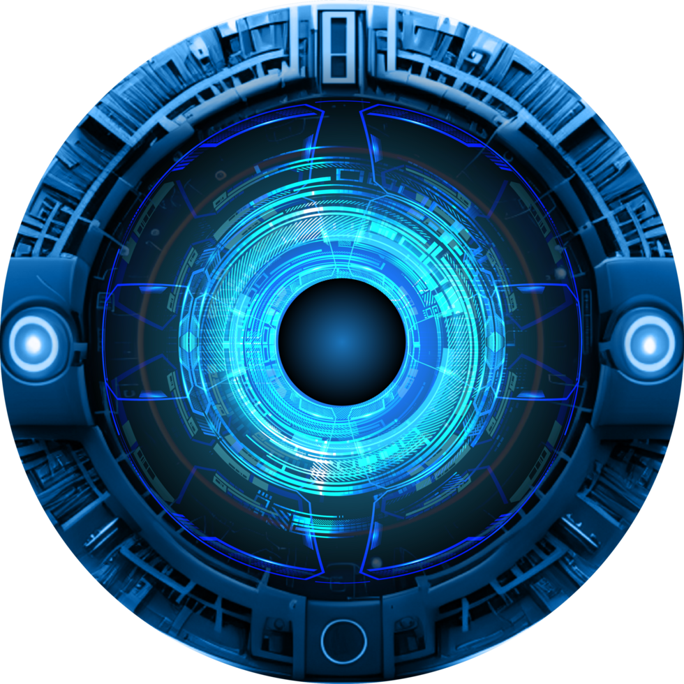 Modern Technology Eye Cybersecurity Crop-out png