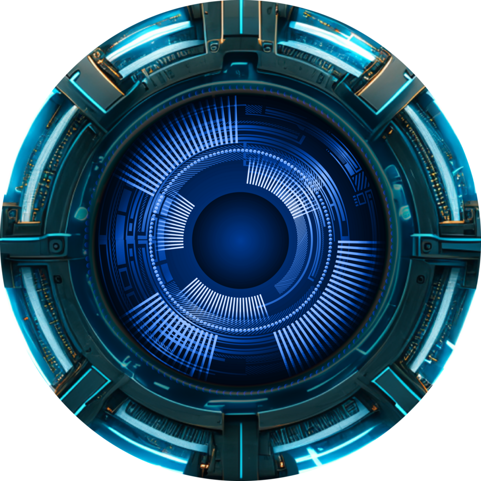 Modern Technology Eye Cybersecurity Crop-out png
