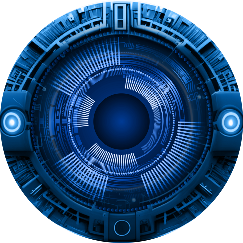 Modern Technology Eye Cybersecurity Crop-out png
