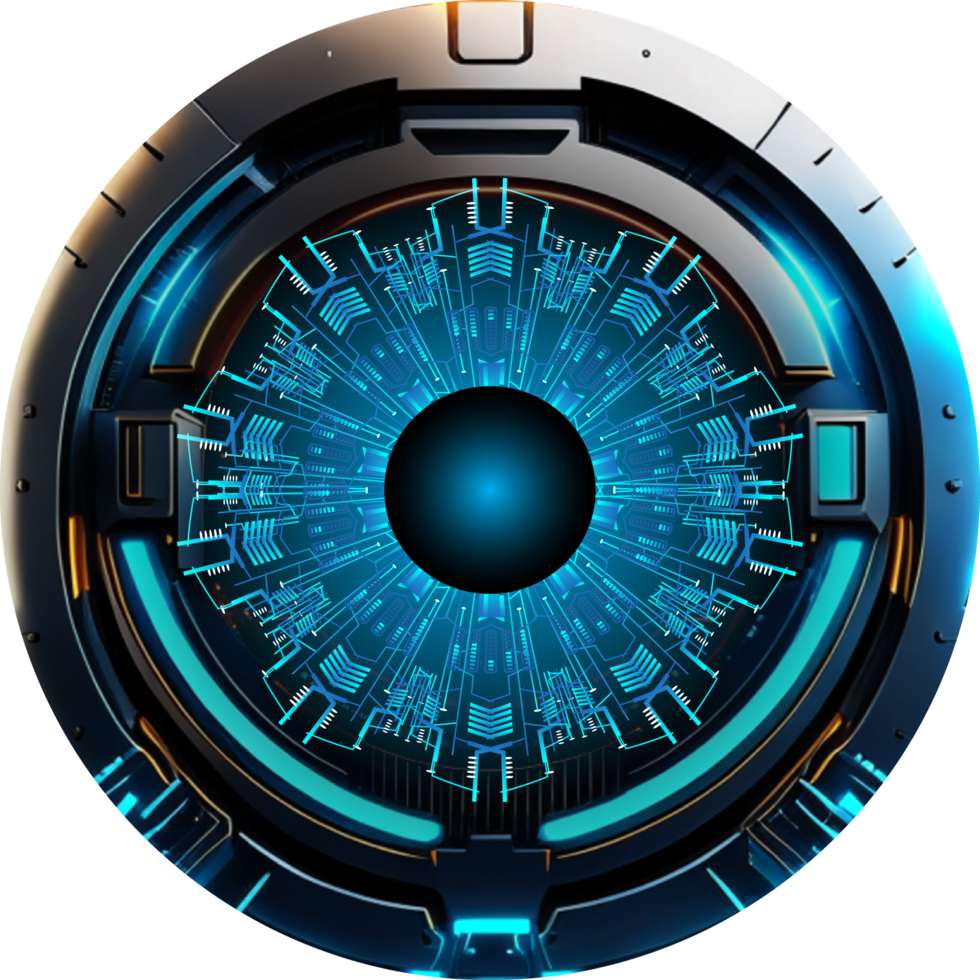 Modern Technology Eye Cybersecurity Crop-out png
