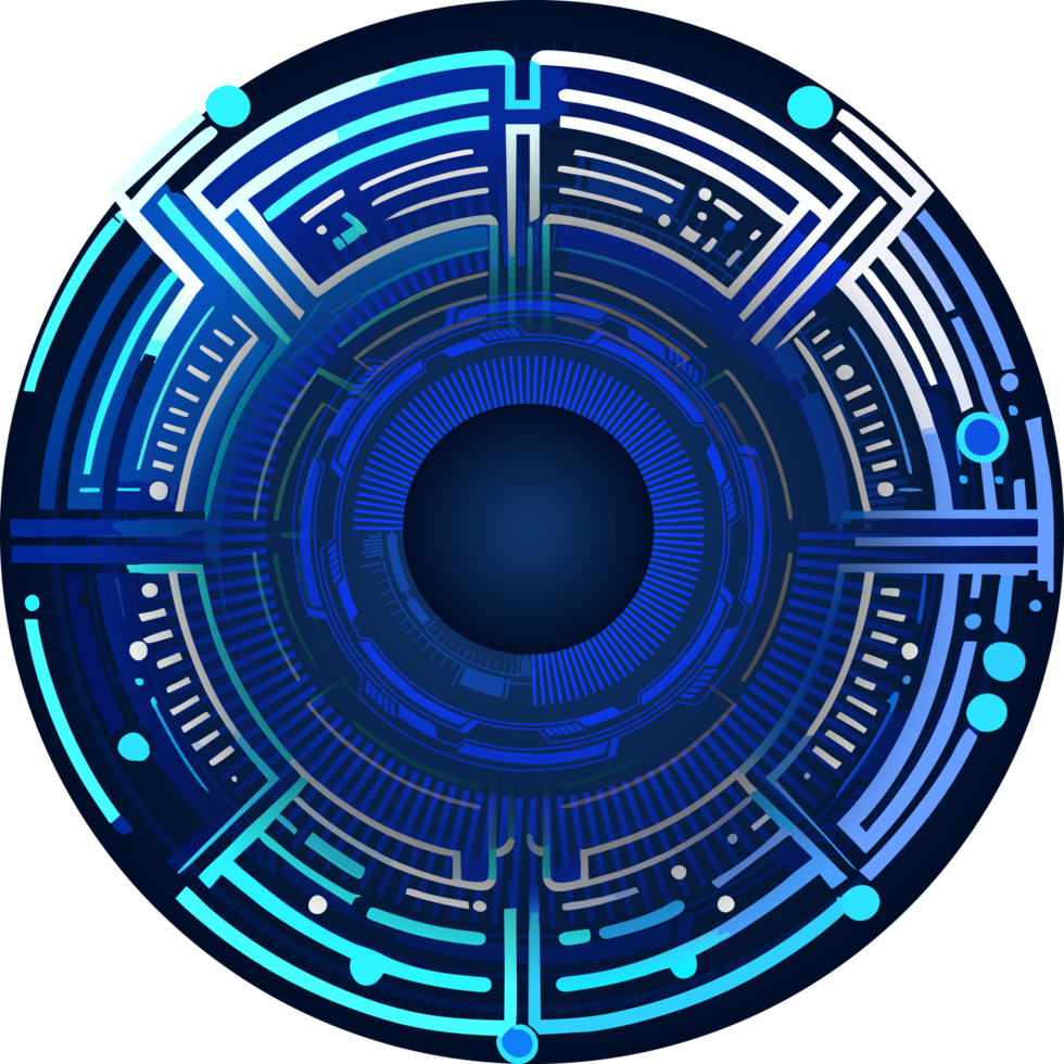 Modern Technology Eye Cybersecurity Crop-out png