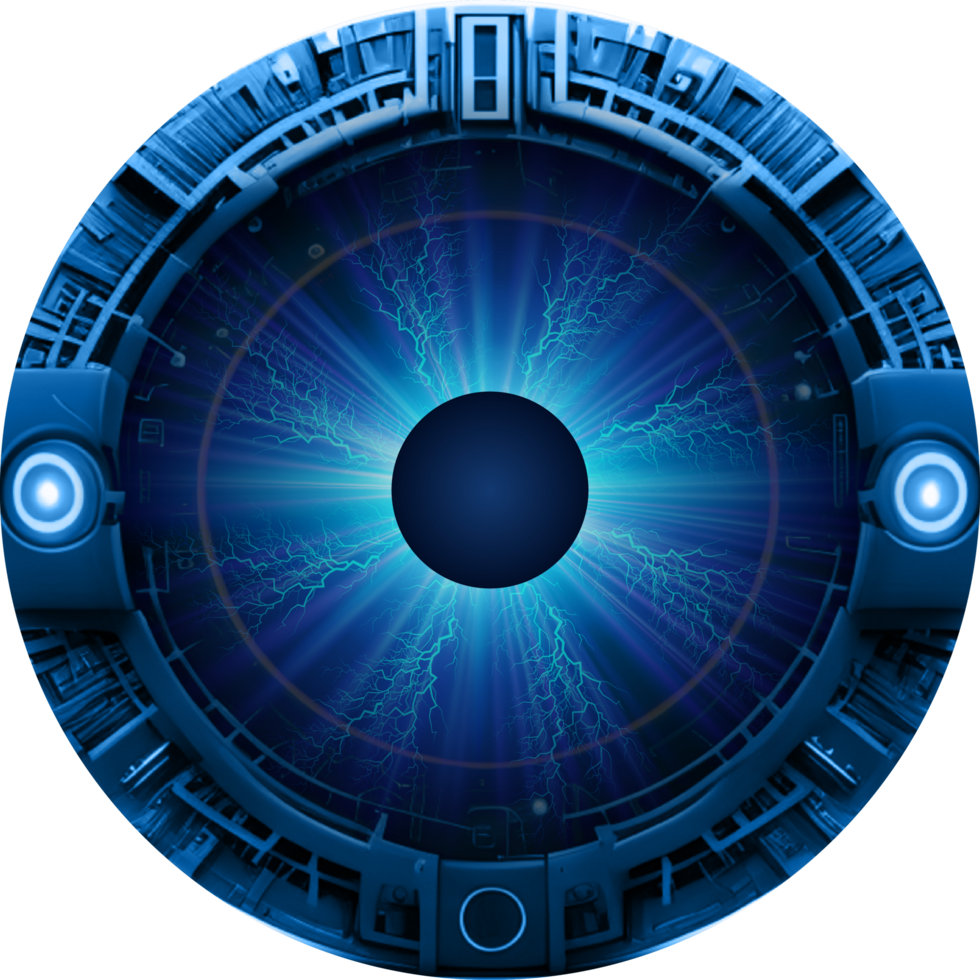 Modern Technology Eye Cybersecurity Crop-out png