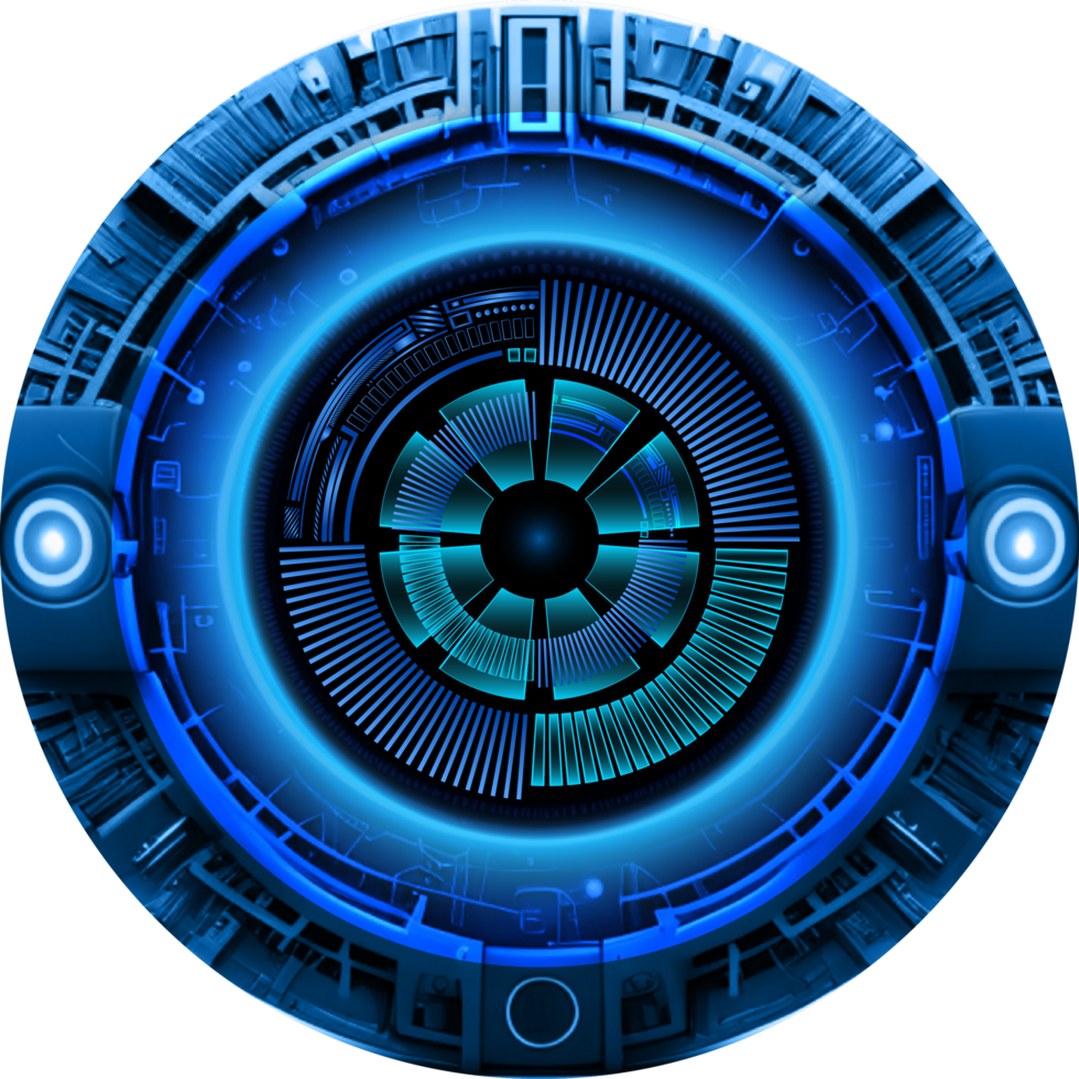 Modern Technology Eye Cybersecurity Crop-out png