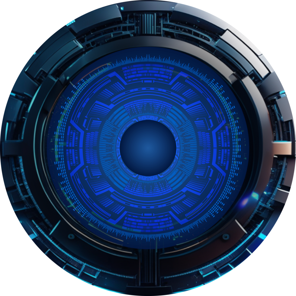 Modern Technology Eye Cybersecurity Crop-out png