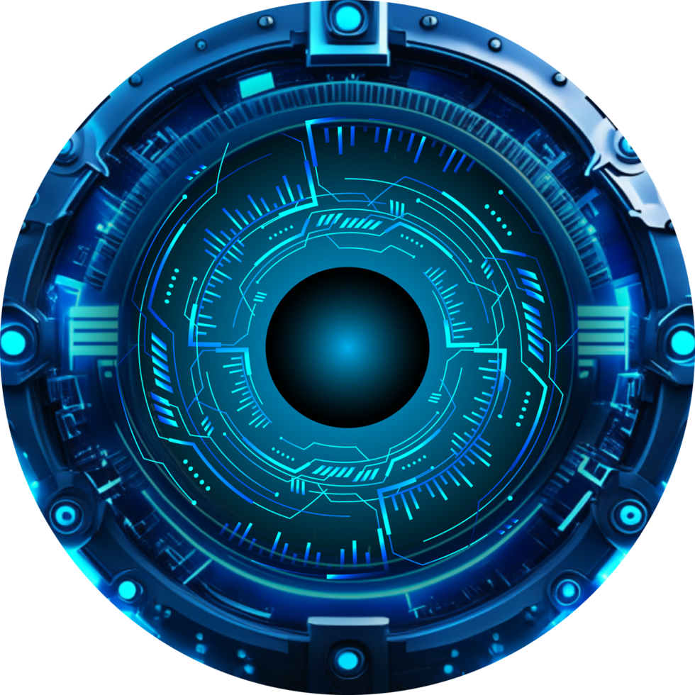 Modern Technology Eye Cybersecurity Crop-out png