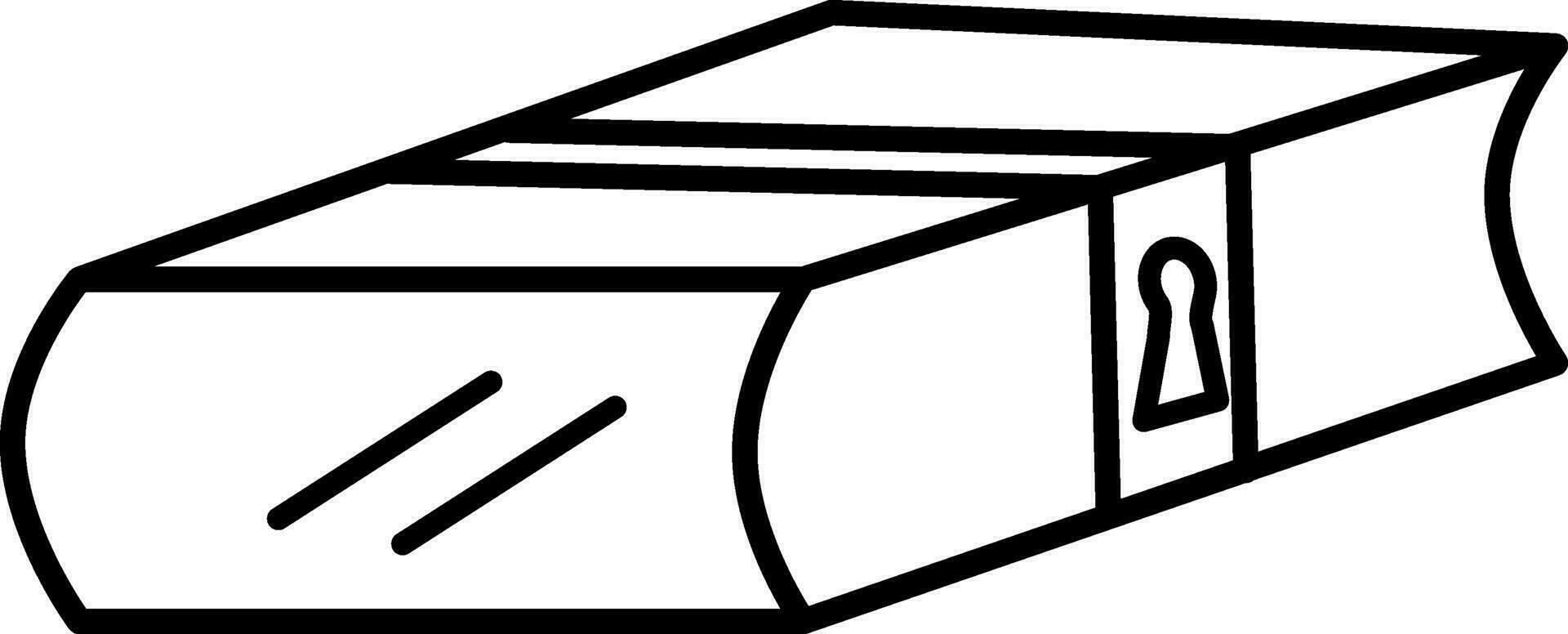 Lock Book icon in black thin line art. 25054872 Vector Art at Vecteezy