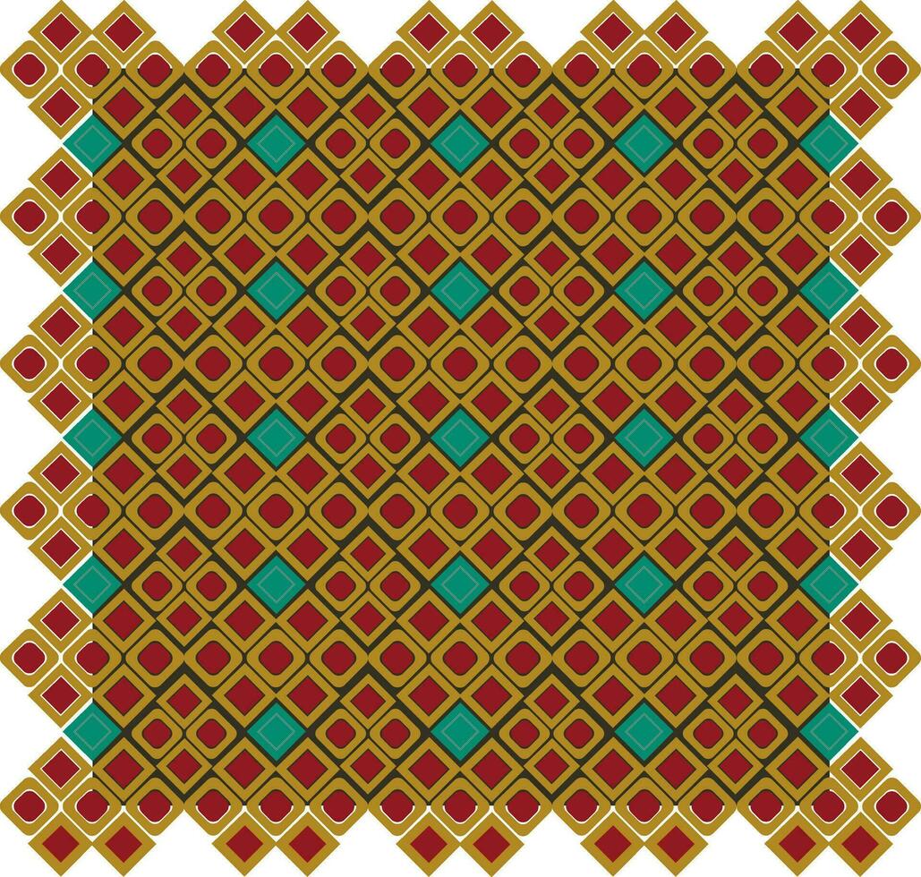 Geometrical colorful abstract design pattern on white background. vector