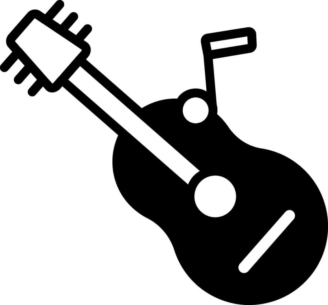 eléctrico, guitarra, música icono vector