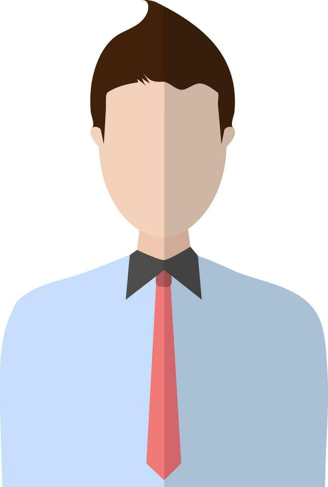 Business boy character. vector