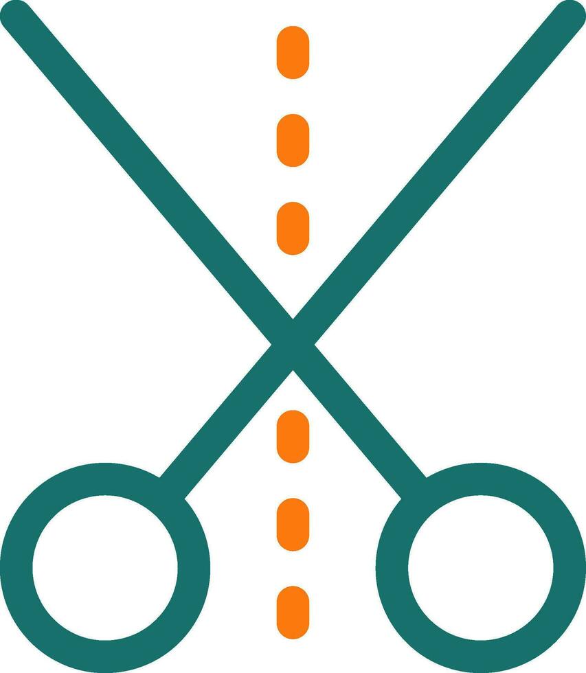 Scissor icon or symbol in flat style. vector