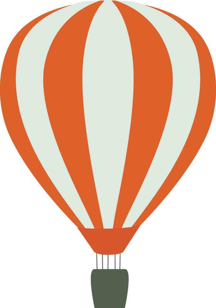 ilustración de caliente aire globo icono. vector