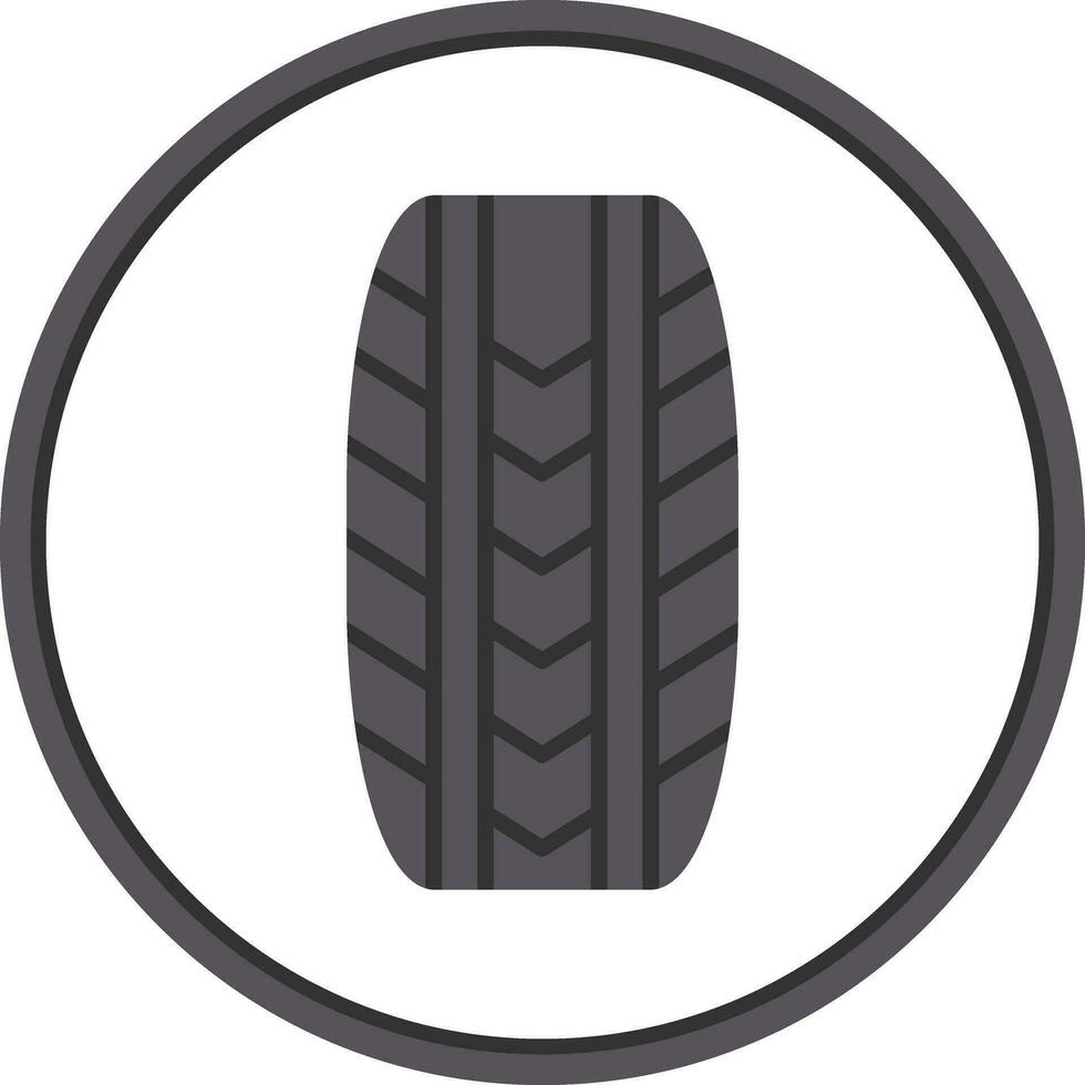 Tire Vector Icon Design