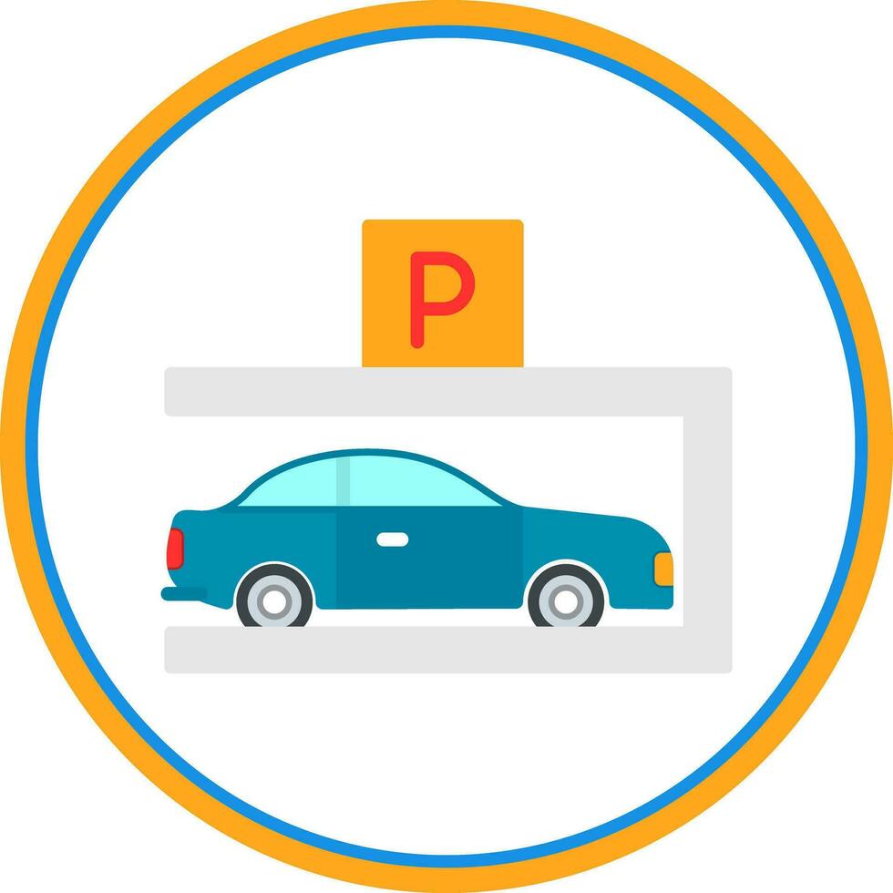 Parking Vector Icon Design
