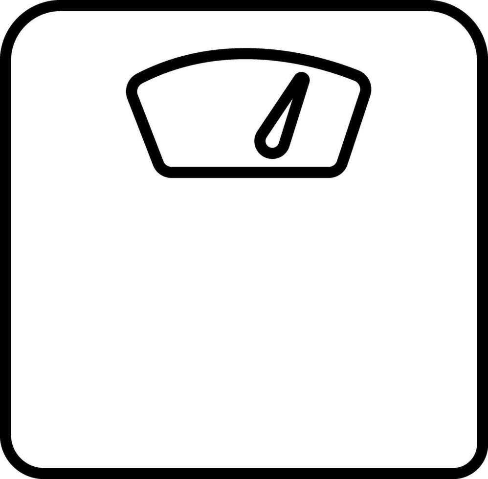 Vector illustration of Weight Scale.