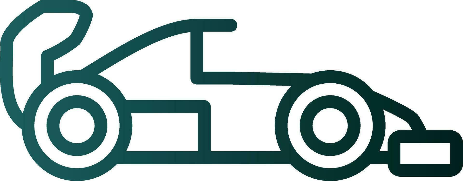 Racing car Vector Icon Design