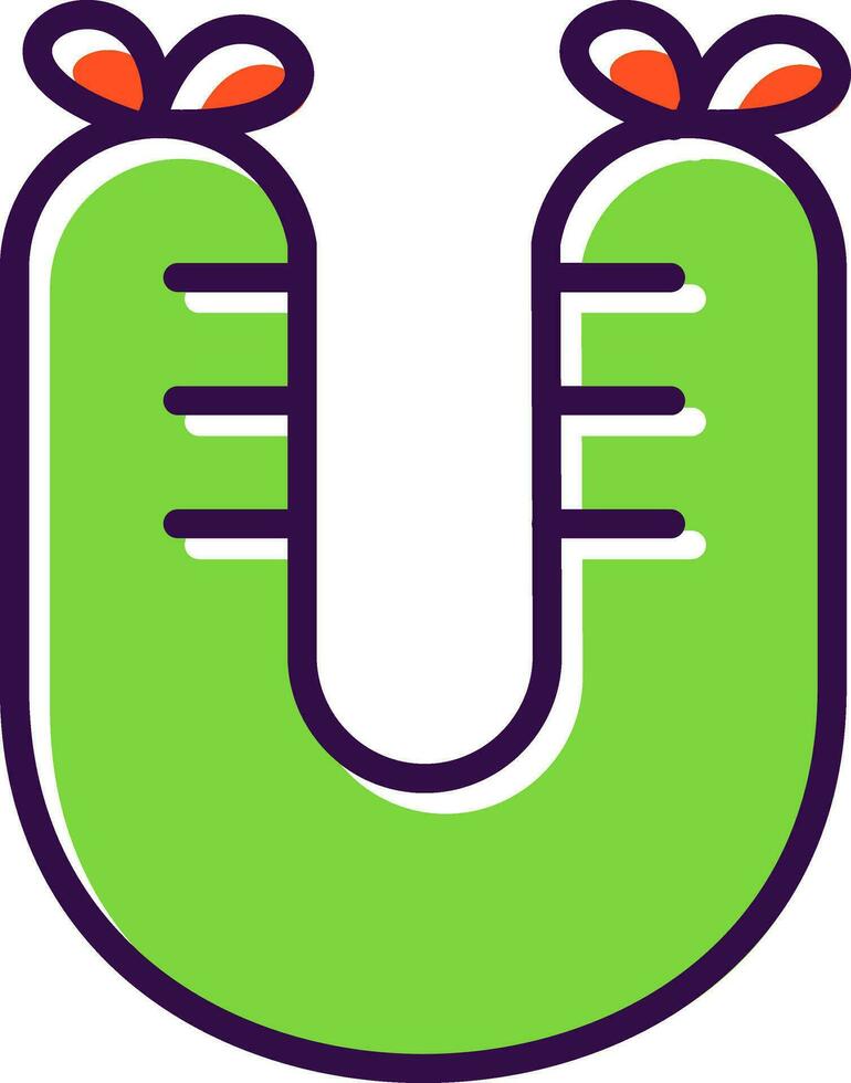 Rookworst Vector Icon Design
