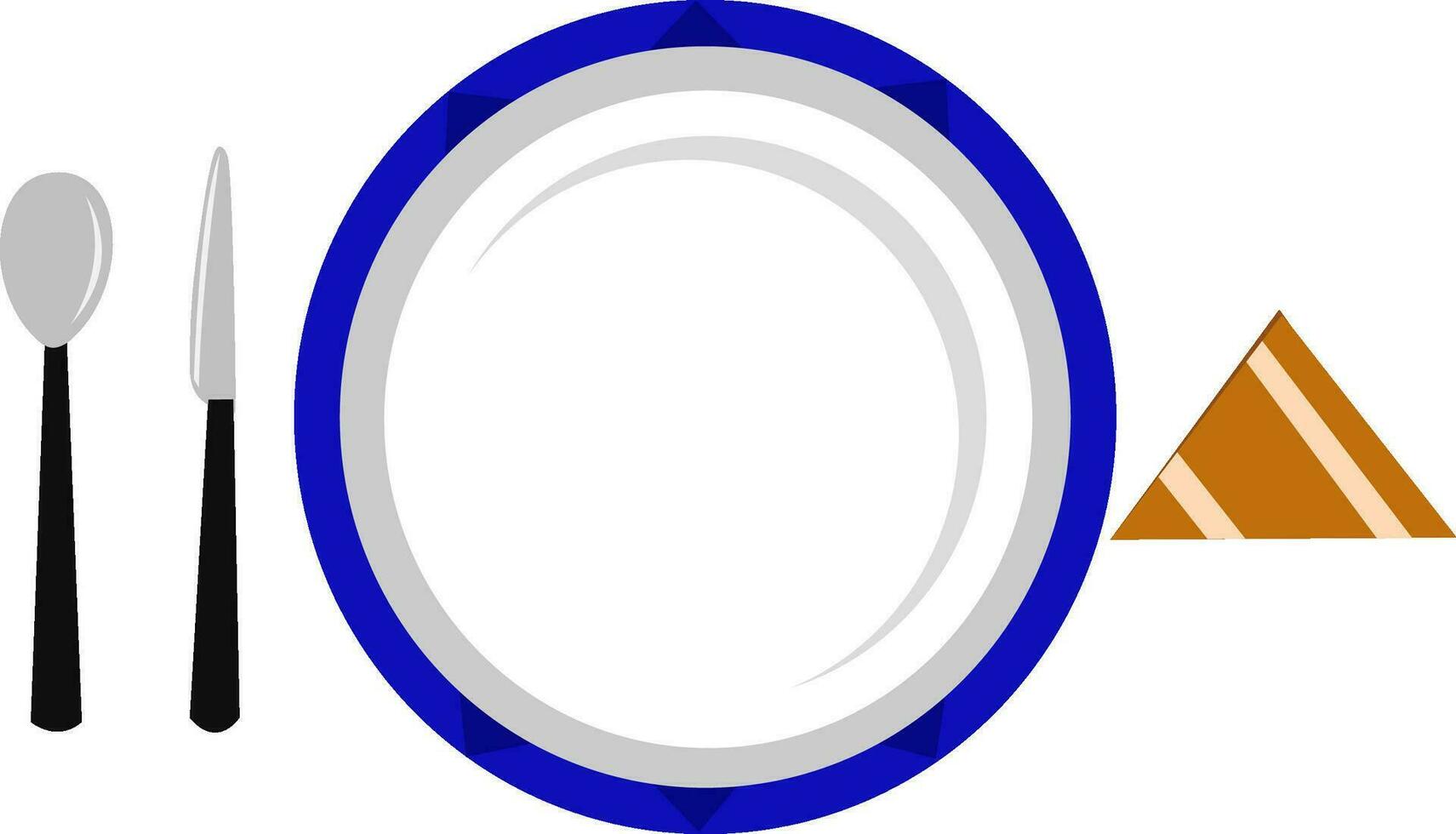 Vector cutlery sign or symbol.