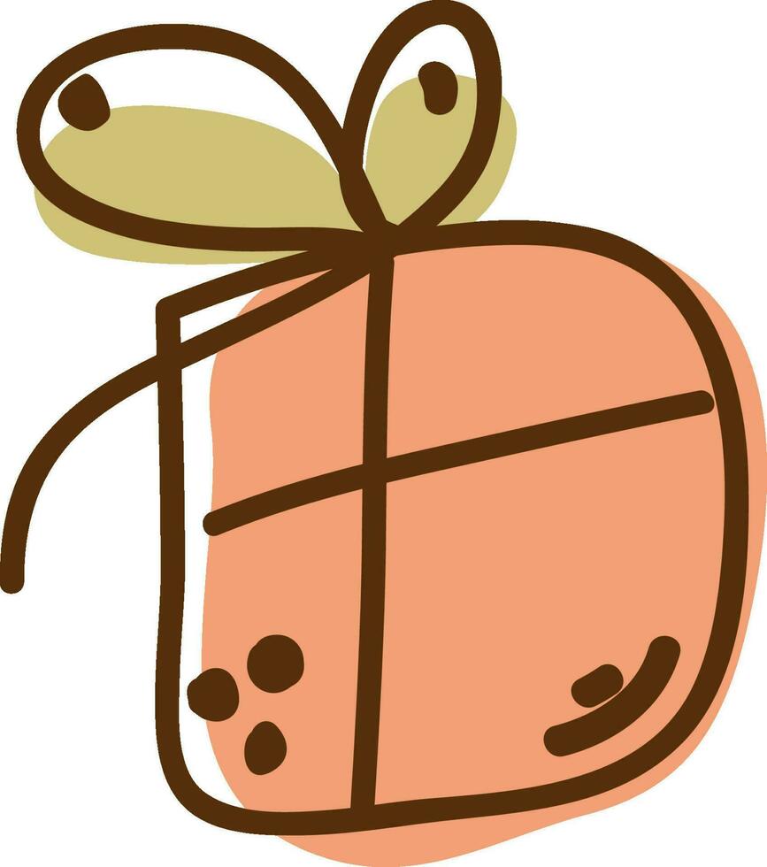 ilustración de regalo caja. vector