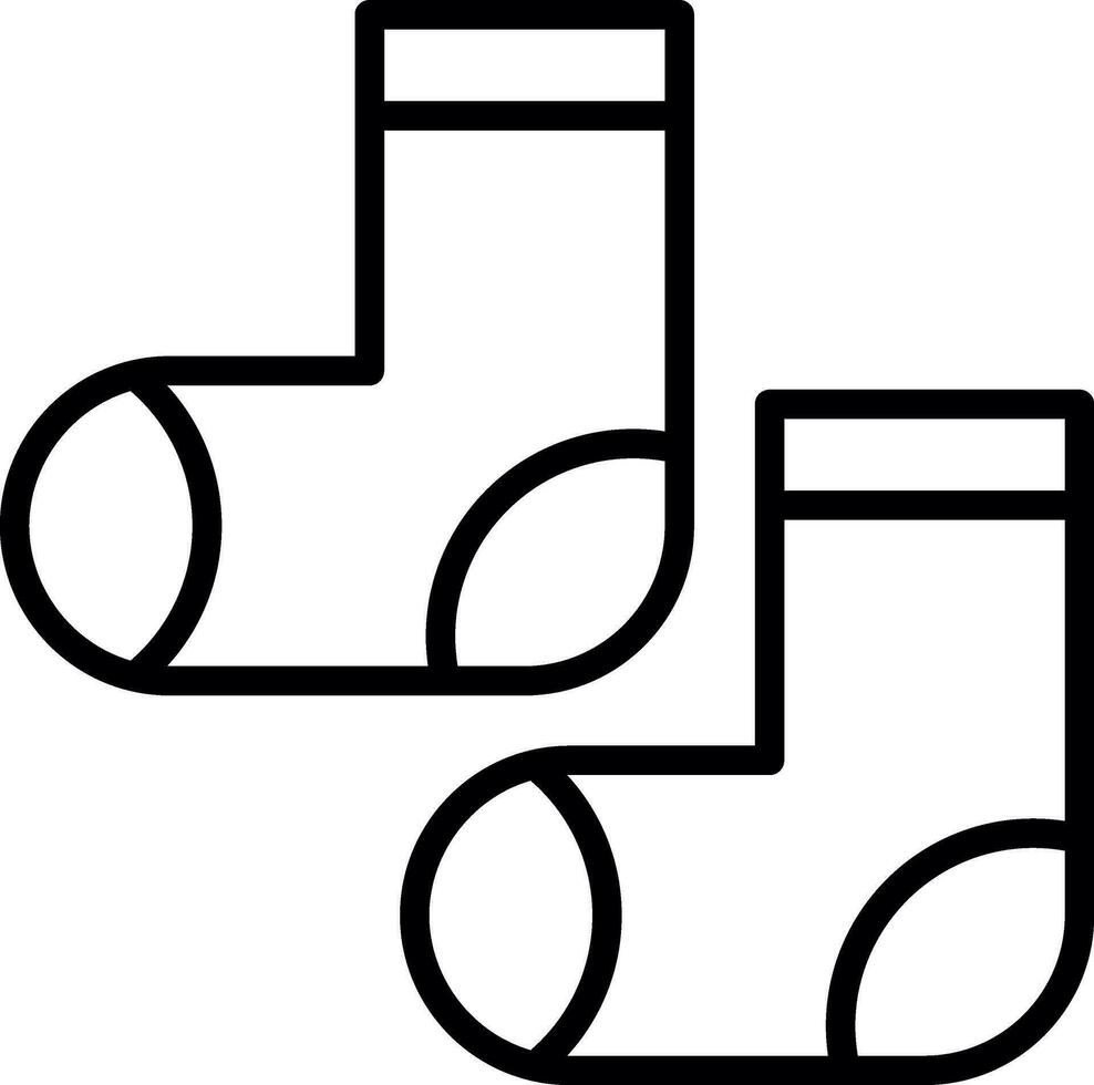 Socks Vector Icon Design