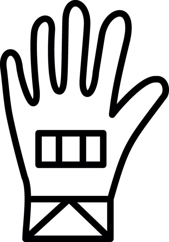Glove Vector Icon Design