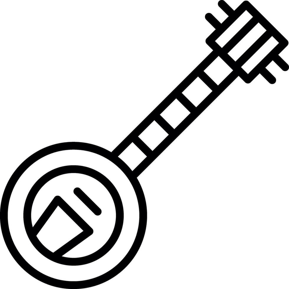 banjo vector icono diseño