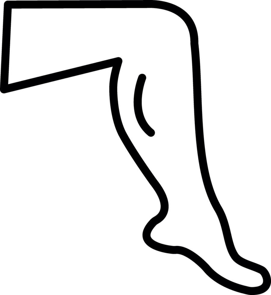 Leg Vector Icon Design