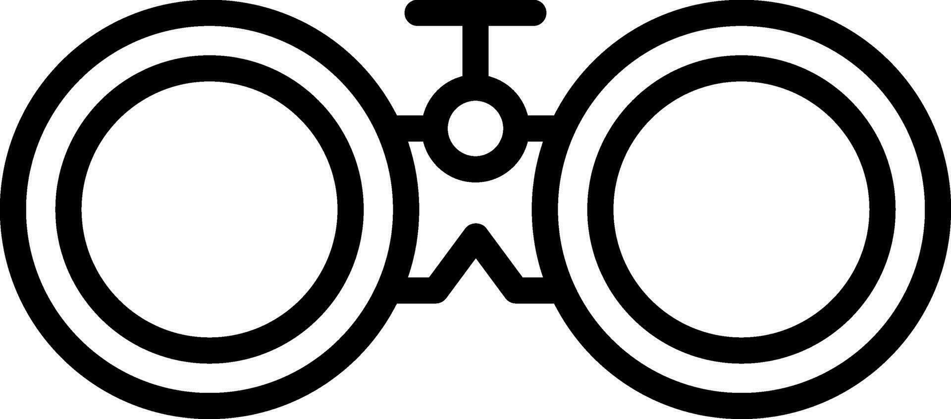 Binoculars Vector Icon Design