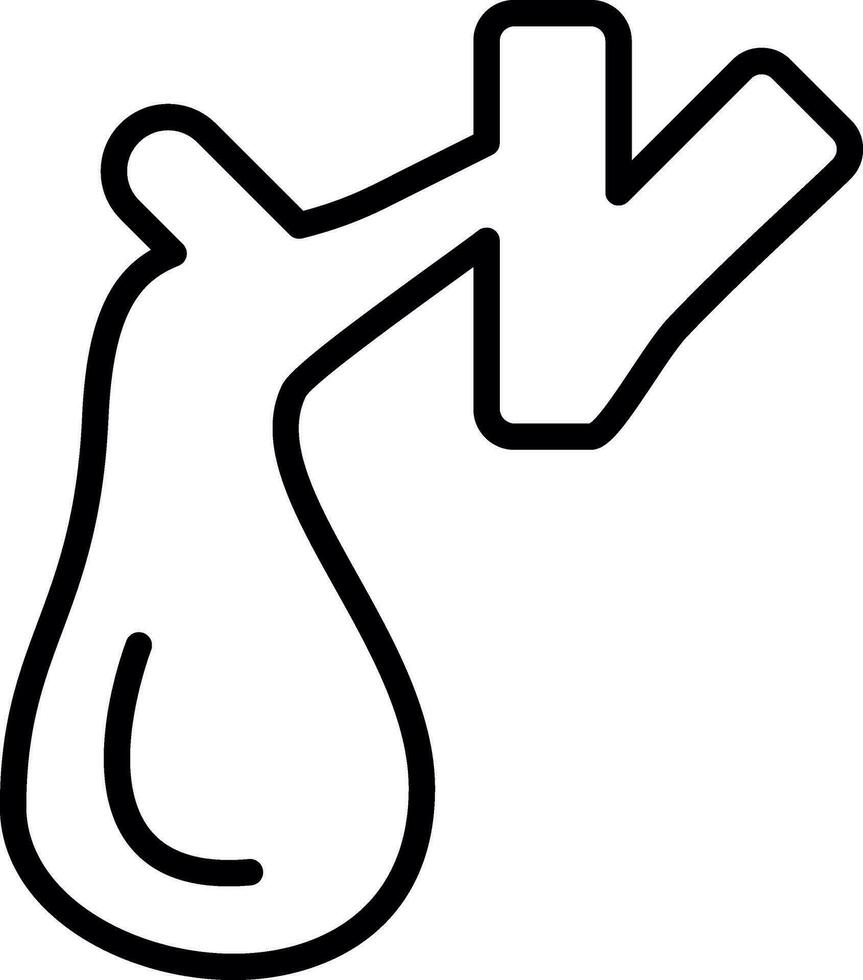 Gallbladder Vector Icon Design