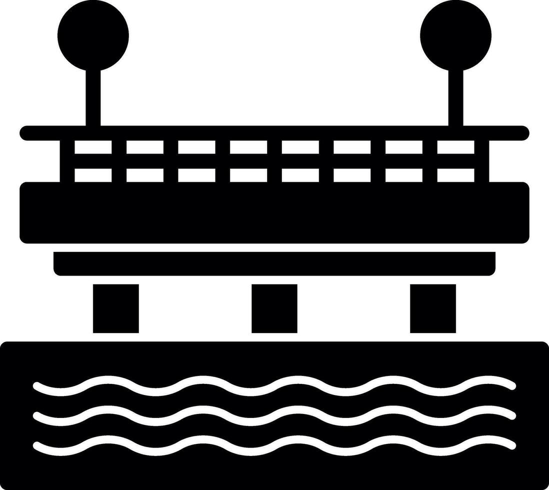 Pier Vector Icon Design