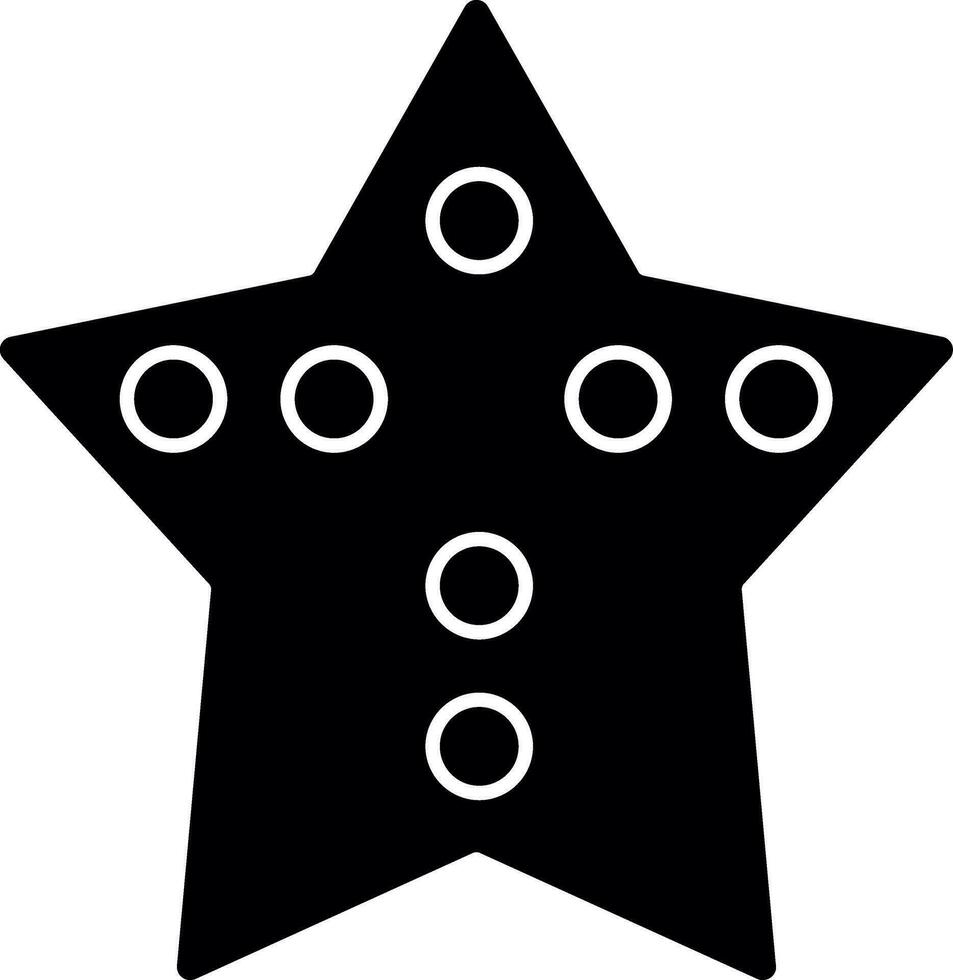 Starfish Vector Icon Design