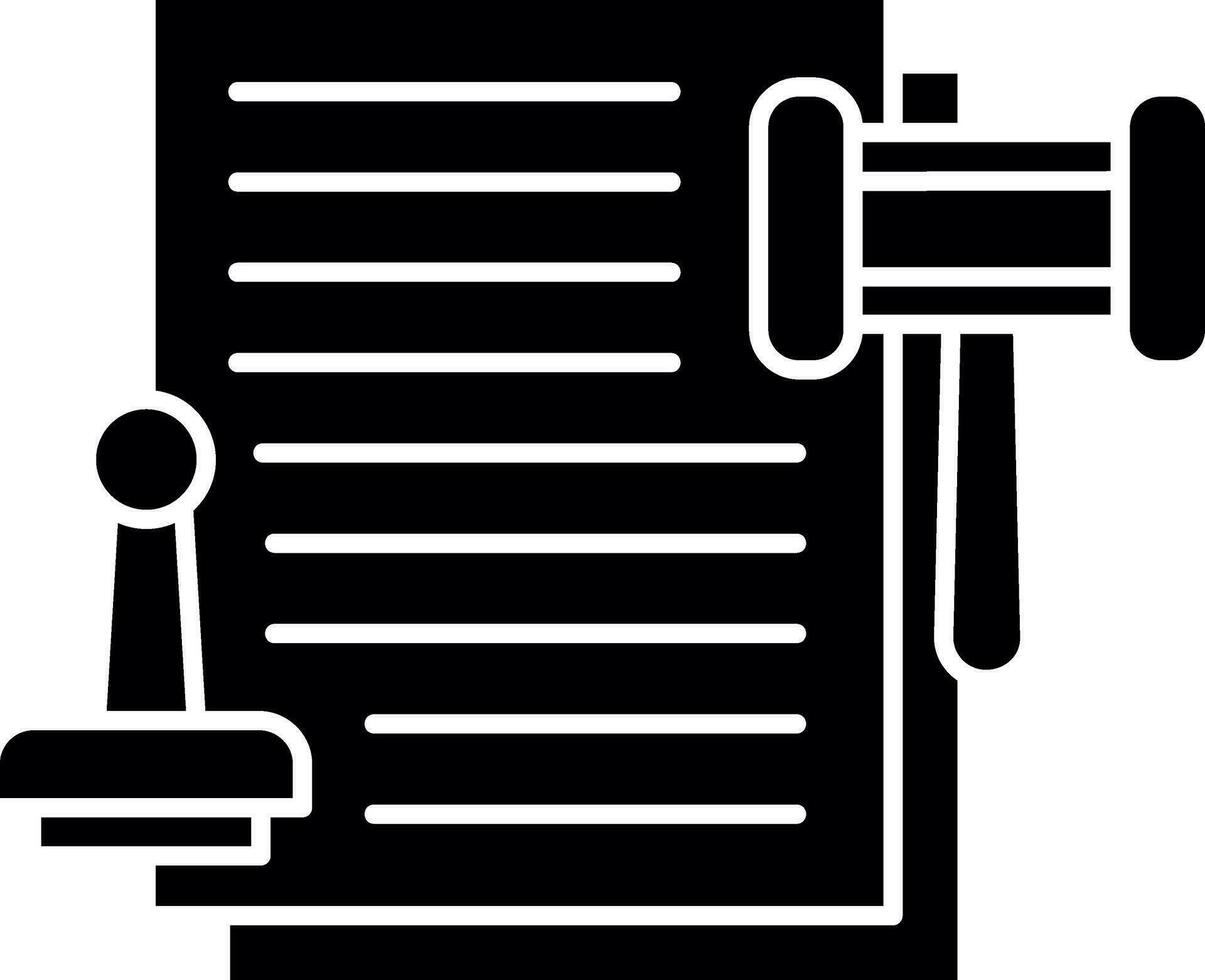 Corporate laws Vector Icon Design