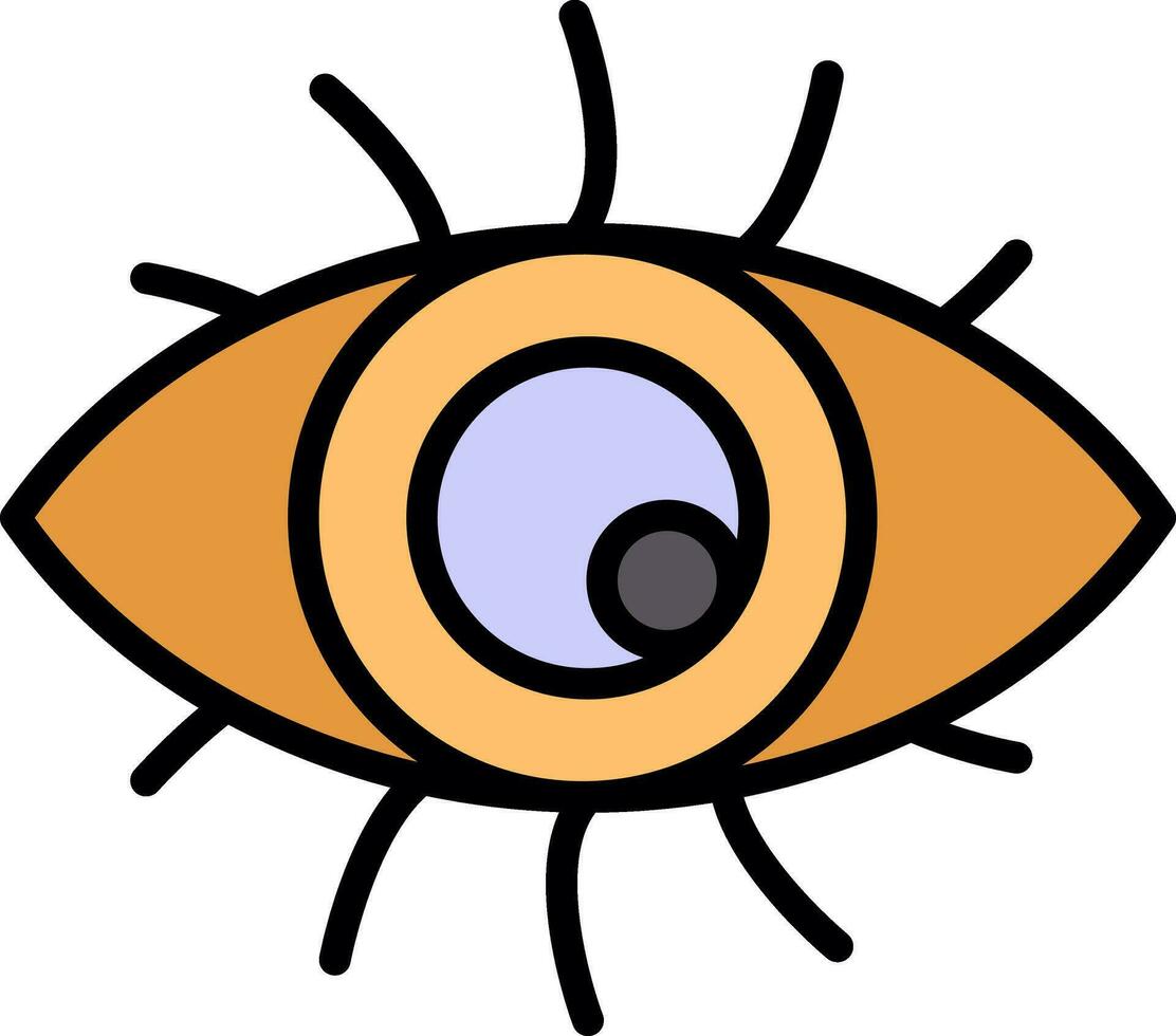 diseño de icono de vector de ojo