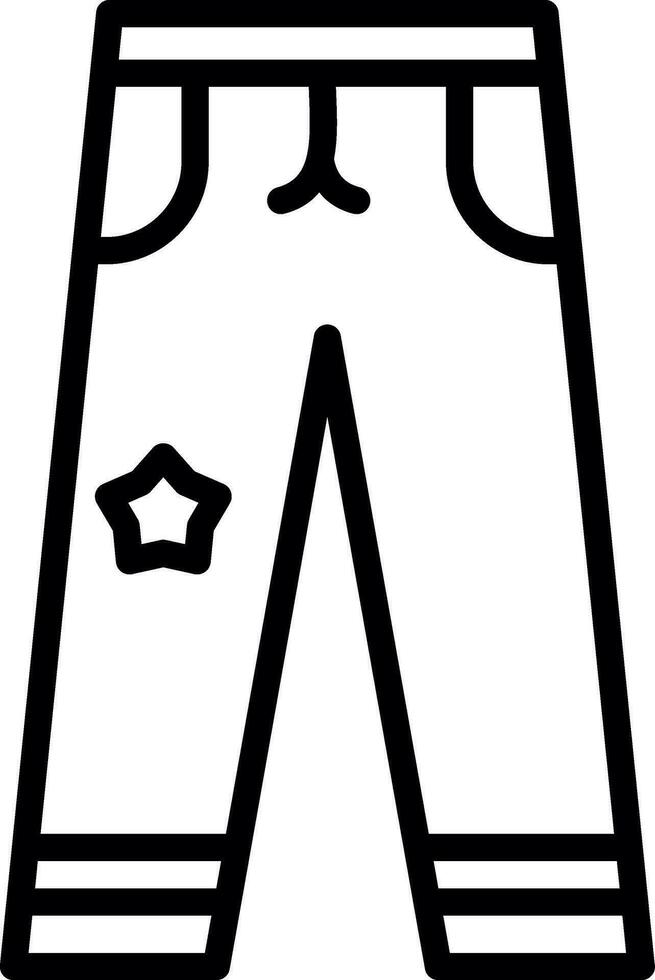 diseño de icono de vector de pantalones