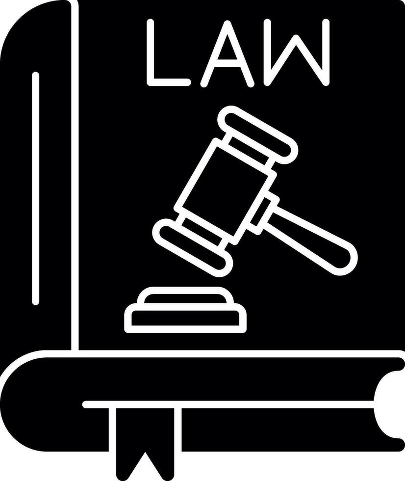 Law book Vector Icon Design